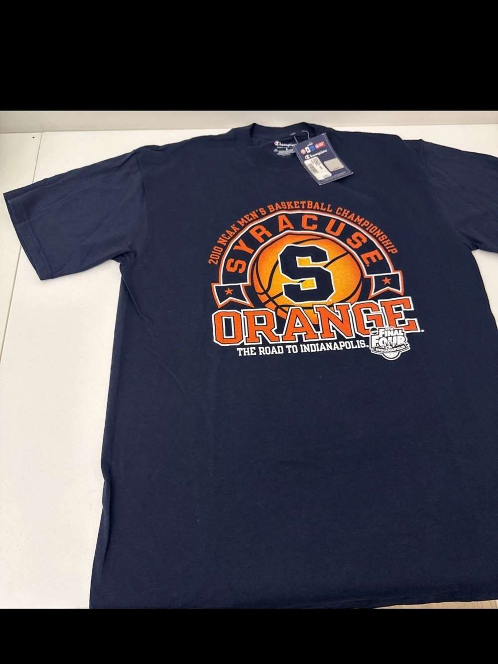 2010 NCAA Champion Syracuse Orange Graphic Tee - Navy and Orange